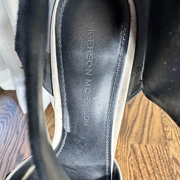 Sigerson Morrison Zebra-Stripe Stiletto Heels - Size 8 - Picture 6 of 6